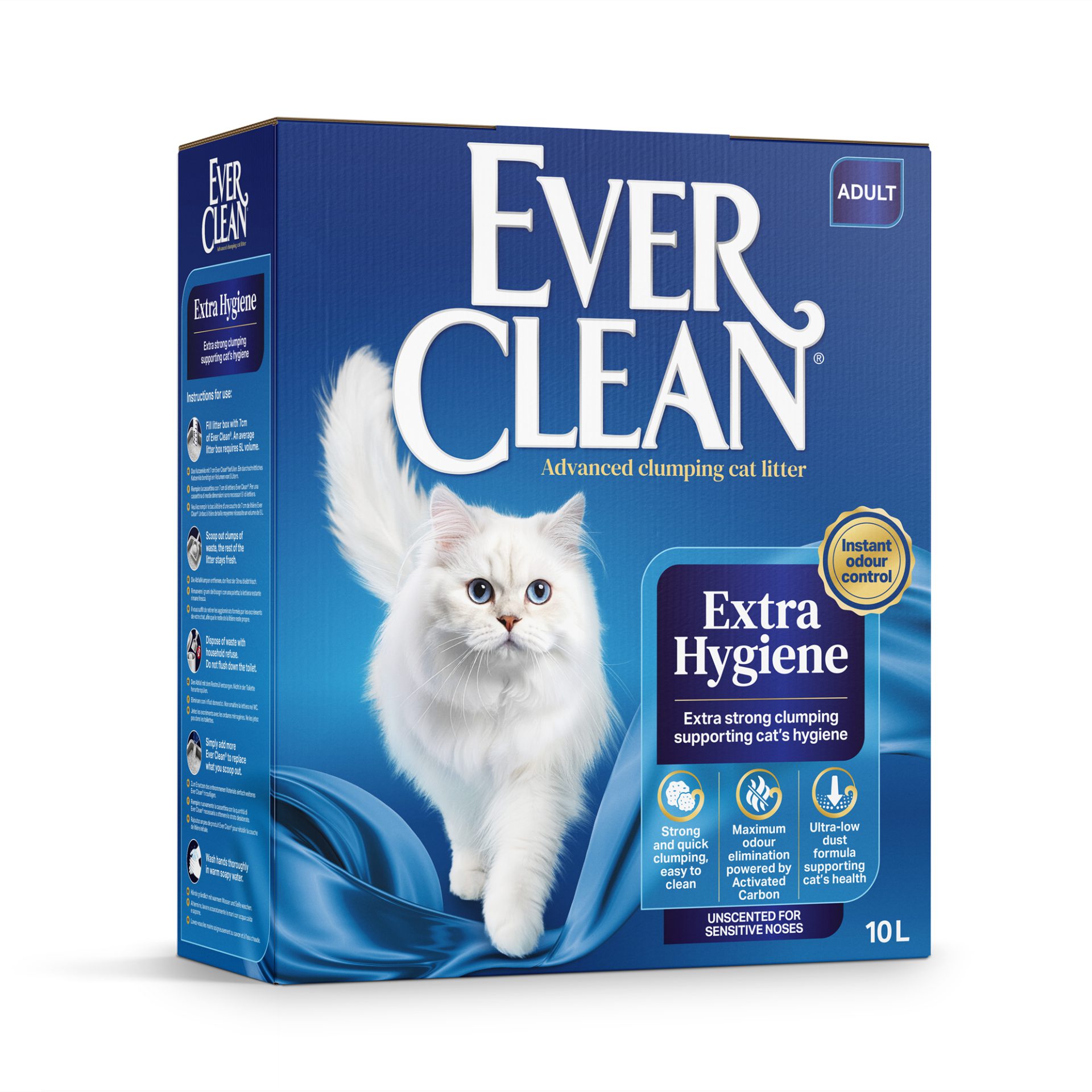 EVER CLEAN חול מתגבש מחוזק ללא בישום - חול לחתולים