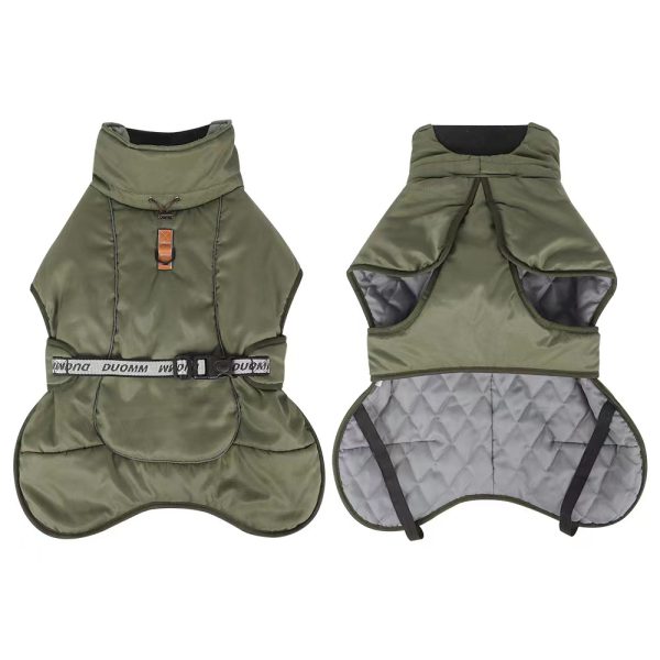 סמארט דוג מעיל סקוטש מפואר רוק זית