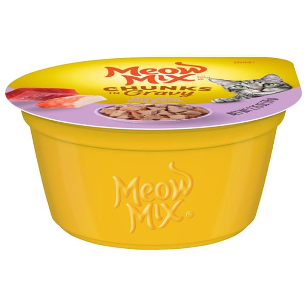 מיאו מיקס מעדן נתחי טונה וסרטנים ברוטב