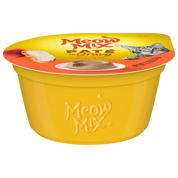 מיאו מיקס מעדן פטה עוף וטונה ברוטב 78 גרם