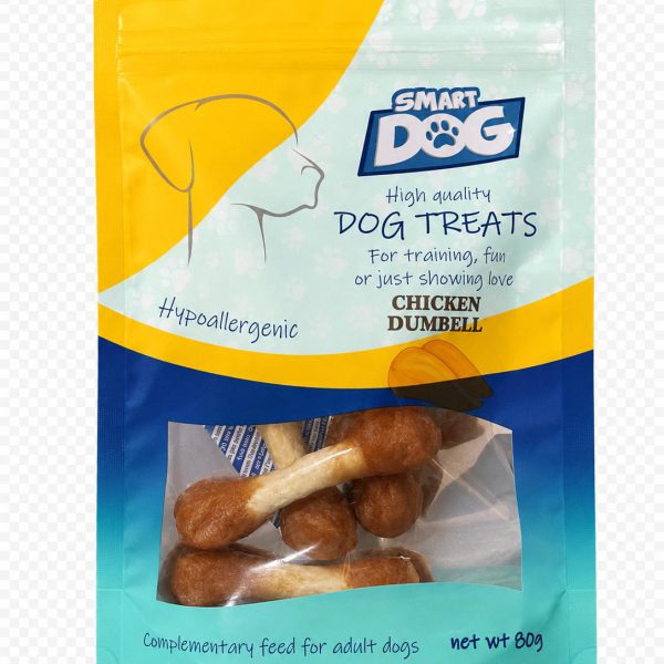 Smart Dog חטיף דאמבל עוף 80 גרם