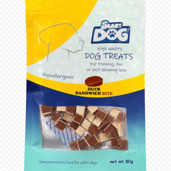 Smart Dog חטיף רצועות סנדוויץ בקלה עוף 80 גרם