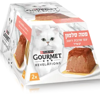 גורמה רווליישן פטה סלמון 57ג'*2 - יח